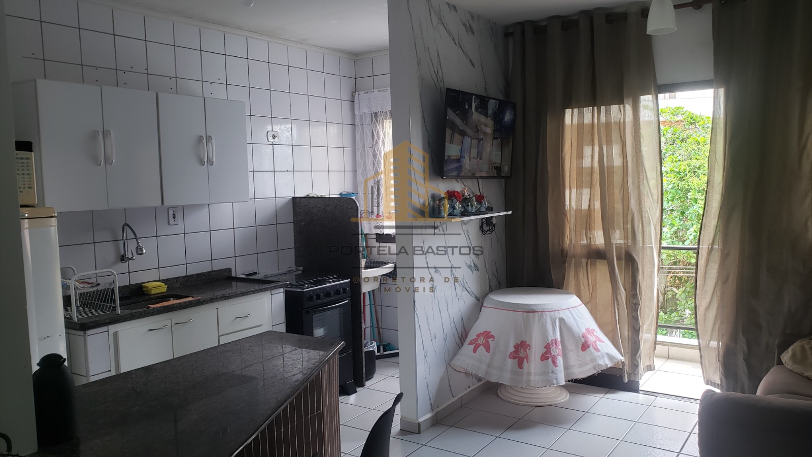 Apartamento com 1 Quarto para Temporada, 40 m²em Praia Grande - Ubatuba