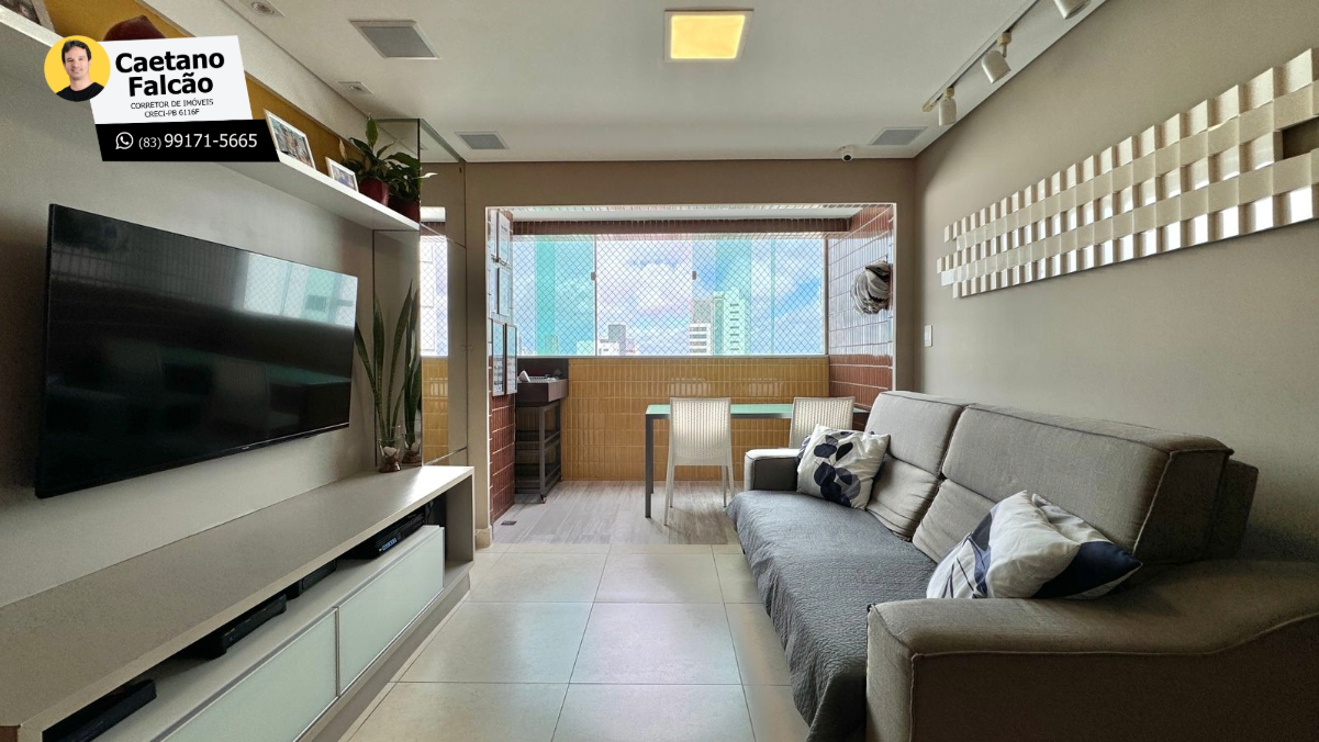 Imagem Apartamento com 3 Quartos à Venda, 90 m² em Brisamar - João Pessoa