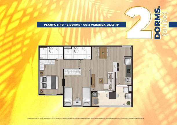 Imagem Apartamento com 1 Quarto à Venda, 47 m² em Vera Cruz - Mongaguá