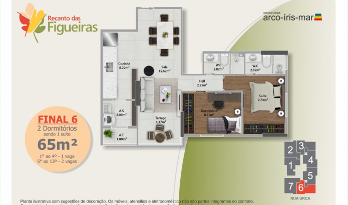 Imagem Apartamento com 2 Quartos à Venda, 71 m²em Guilhermina - Praia Grande