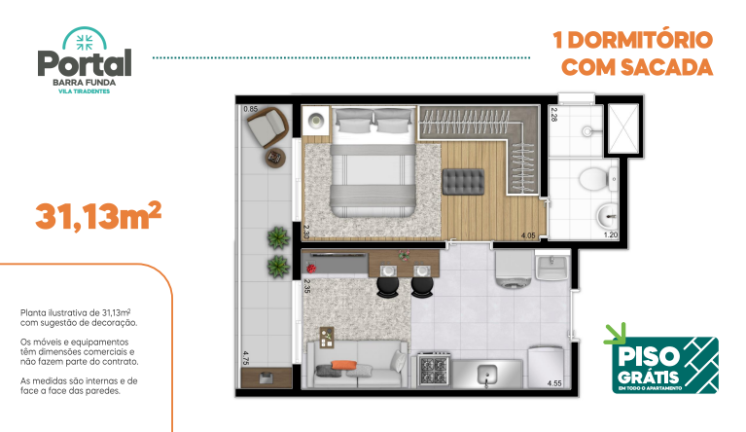 Imagem Apartamento com 1 Quarto à Venda,  em Bom Retiro - São Paulo