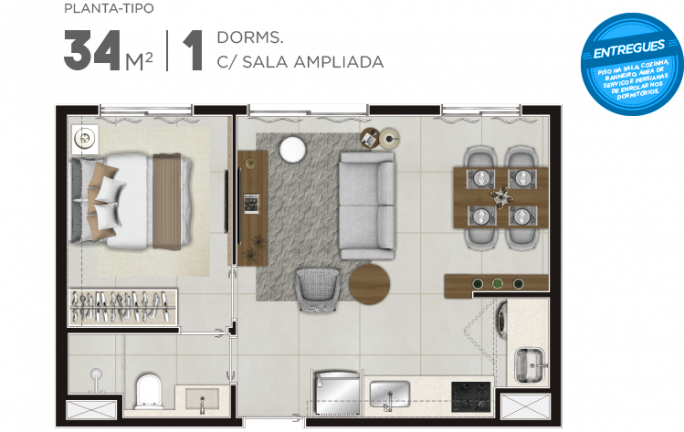 Imagem Apartamento com 2 Quartos à Venda, 34 m² em Parada Inglesa - São Paulo