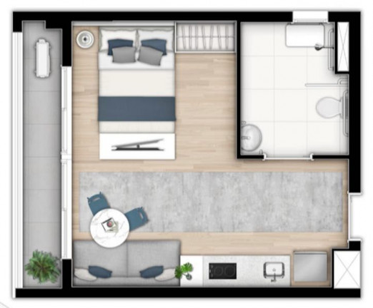 Imagem Studio com 1 Quarto à Venda, 26 m² em Butantã - São Paulo