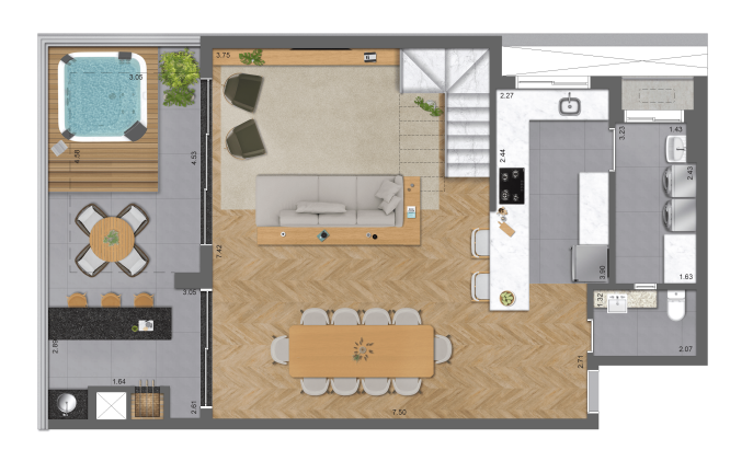 Imagem Cobertura com 3 Quartos à Venda,  em Bigorrilho - Curitiba