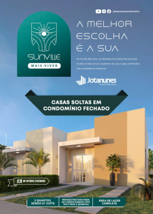 Imagem Casa de Condomínio com 2 Quartos à Venda, 46 m² em Antônio Cassimiro - Petrolina
