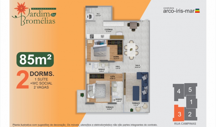 Imagem Apartamento com 2 Quartos à Venda, 79 m²em Boqueirão - Praia Grande Imagem Apartamento com 2 Quartos à Venda, 79 m²em Boqueirão - Praia Grande