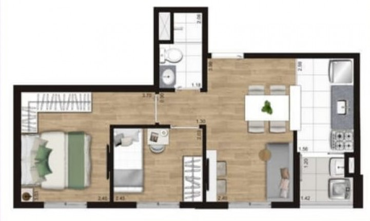 Imagem Apartamento com 2 Quartos à Venda, 42 m² em Vila Vermelha - São Paulo Imagem Apartamento com 2 Quartos à Venda, 42 m² em Vila Vermelha - São Paulo