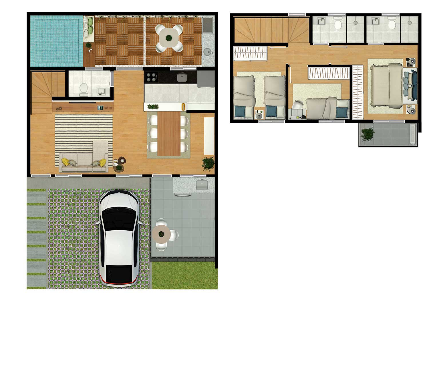 Imagem Casa de Condomínio com 3 Quartos à Venda, 91 m² em Jardim Petrópolis - Cotia