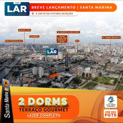 Imagem Apartamento com 2 Quartos à Venda, 37 m² em Água Branca - São Paulo