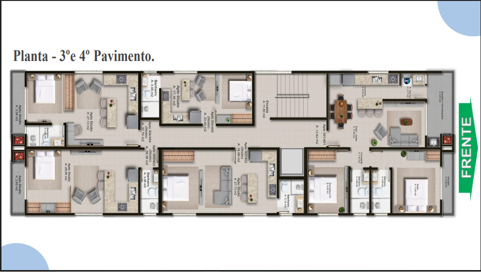 Imagem Studio com 1 Quarto à Venda, 25 m² em Canasvieiras - Florianópolis