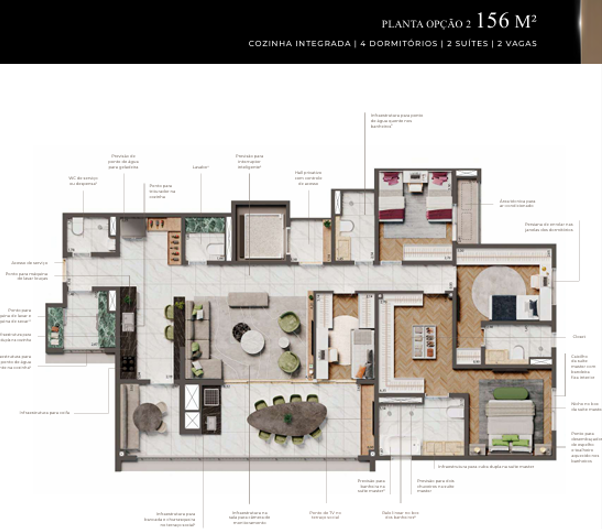 Imagem Apartamento com 3 Quartos à Venda, 156 m² em Ipiranga - São Paulo
