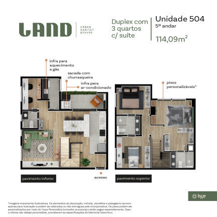 Imagem Apartamento com 3 Quartos à Venda, 114 m²em Boa Vista - Curitiba
