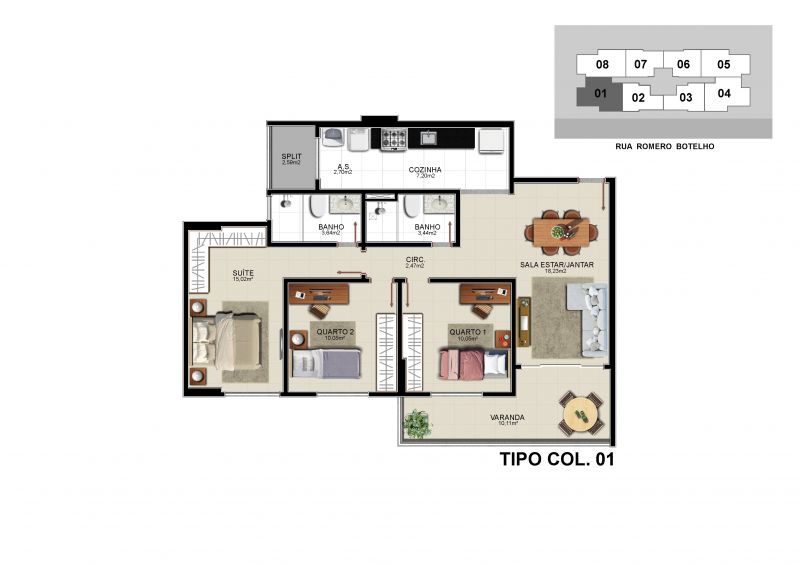 Imagem Apartamento com 3 Quartos à Venda, 97 m² em Praia da Costa - Vila Velha Imagem Apartamento com 3 Quartos à Venda, 97 m² em Praia da Costa - Vila Velha