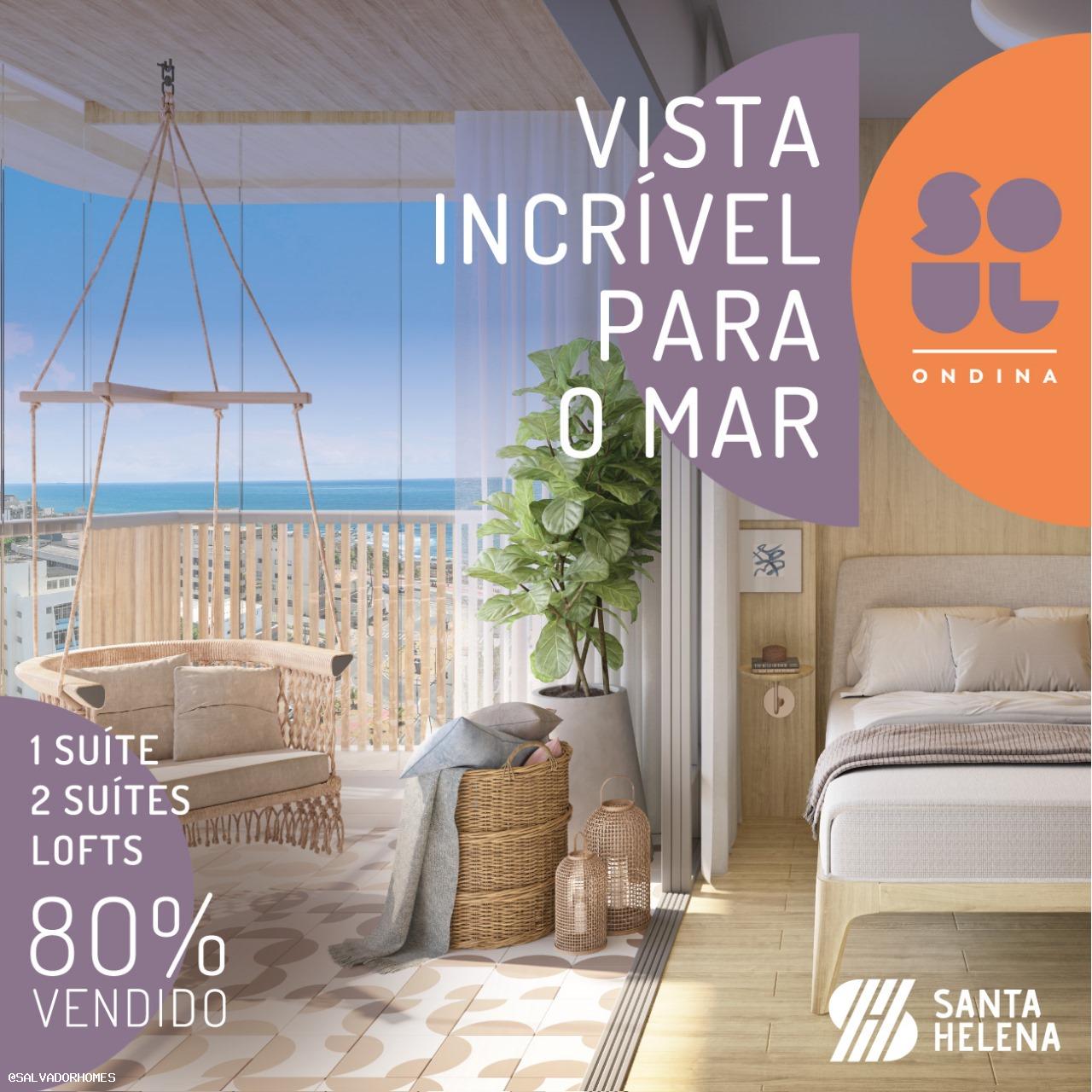 Imagem Apartamento com 1 Quarto à Venda, 31 m² em Ondina - Salvador