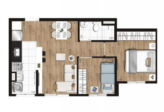 Imagem Apartamento com 2 Quartos à Venda, 40 m² em Vila Marari - São Paulo Imagem Apartamento com 2 Quartos à Venda, 40 m² em Vila Marari - São Paulo