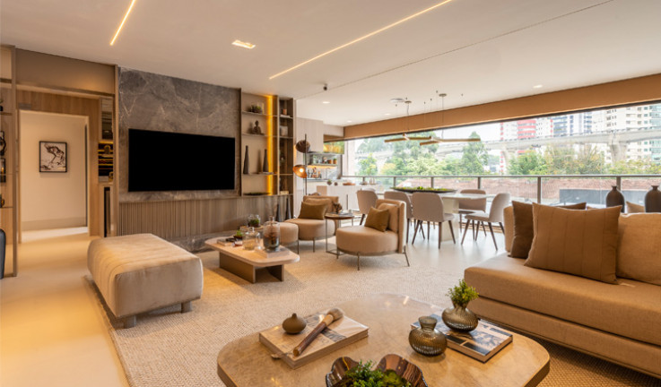 Imagem Apartamento com 3 Quartos à Venda, 143 m²em Campo Belo - São Paulo
