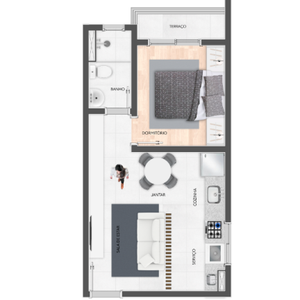 Imagem Apartamento com 2 Quartos à Venda,  em Cidade Patriarca - São Paulo