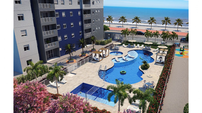 Apartamento com 1 Quarto à Venda, 47 m² em Vera Cruz - Mongaguá