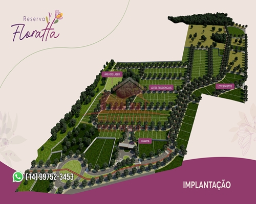 Imagem Terreno à Venda, 250 m² em Floratta Nações Residencial - Bauru