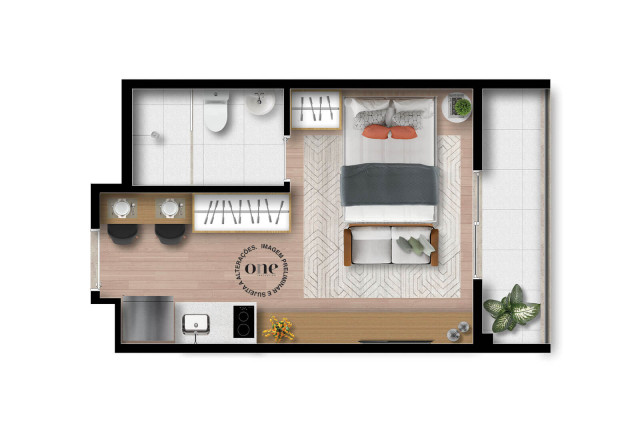 Imagem Apartamento com 1 Quarto à Venda, 31 m² em Santo Amaro - São Paulo Imagem Apartamento com 1 Quarto à Venda, 31 m² em Santo Amaro - São Paulo