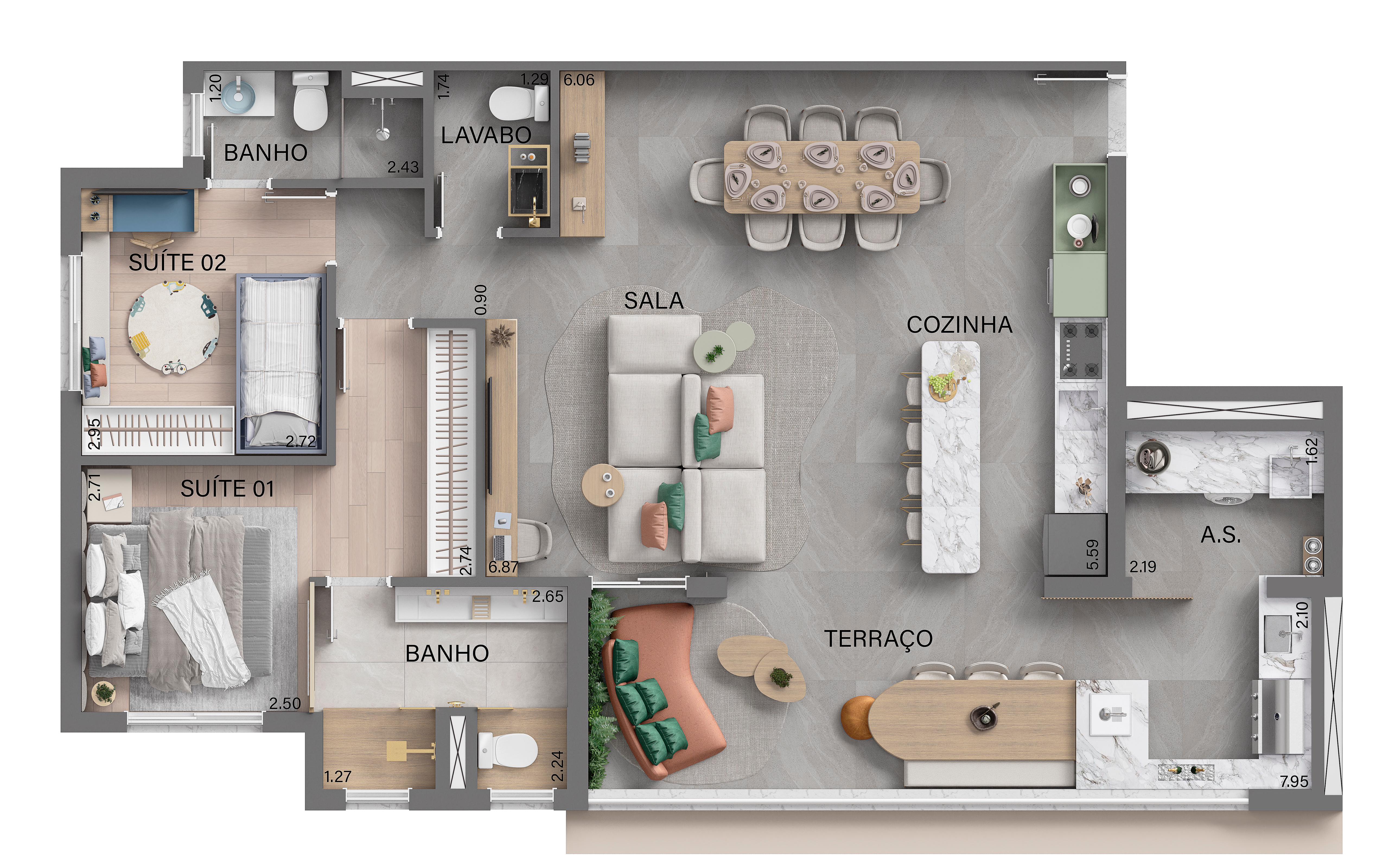 Imagem Apartamento com 2 Quartos à Venda, 57 m² em Nova Aldeinha/Aldeia - Barueri Imagem Apartamento com 2 Quartos à Venda, 57 m² em Nova Aldeinha/Aldeia - Barueri