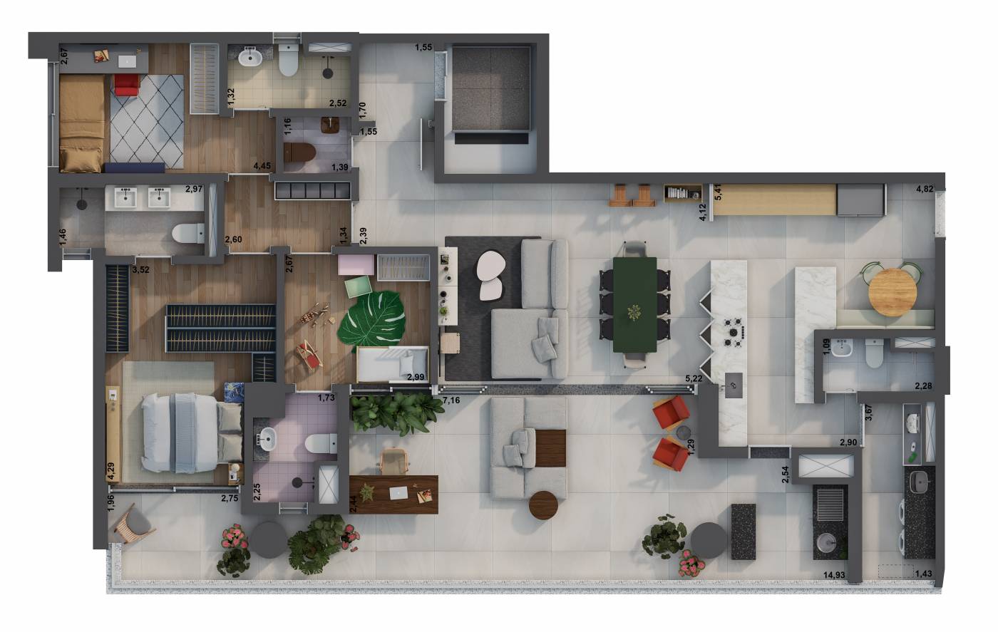 Imagem Apartamento com 3 Quartos à Venda, 440 m²em Pinheiros - São Paulo