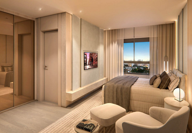 Imagem Apartamento com 3 Quartos à Venda, 143 m²em Campo Belo - São Paulo