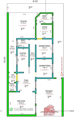 Imagem Casa de Condomínio com 2 Quartos à Venda, 132 m²em Vila Industrial - Bauru