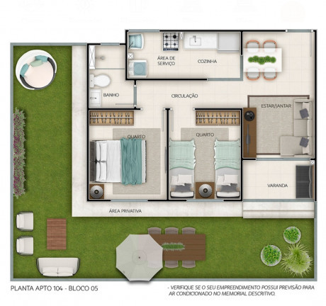 Imagem Apartamento com 2 Quartos à Venda, 45 m² em Campo Grande - Rio de Janeiro