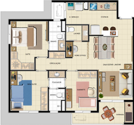 Imagem Apartamento com 3 Quartos à Venda,  em Flores - Manaus