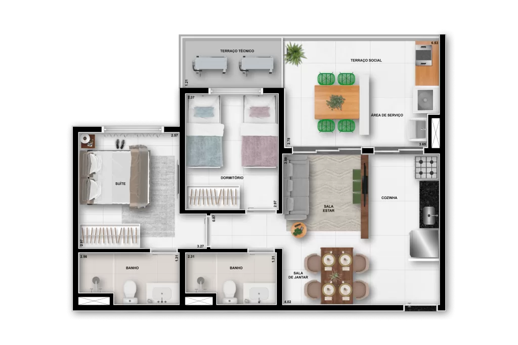 Imagem Apartamento com 2 Quartos à Venda ou Temporada, 61 m²em São Judas - São Paulo