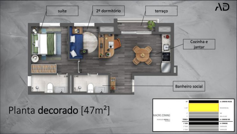 Imagem Apartamento com 2 Quartos à Venda, 47 m²em Chácara Santo Antônio (Zona Sul) - São Paulo Imagem Apartamento com 2 Quartos à Venda, 47 m²em Chácara Santo Antônio (Zona Sul) - São Paulo