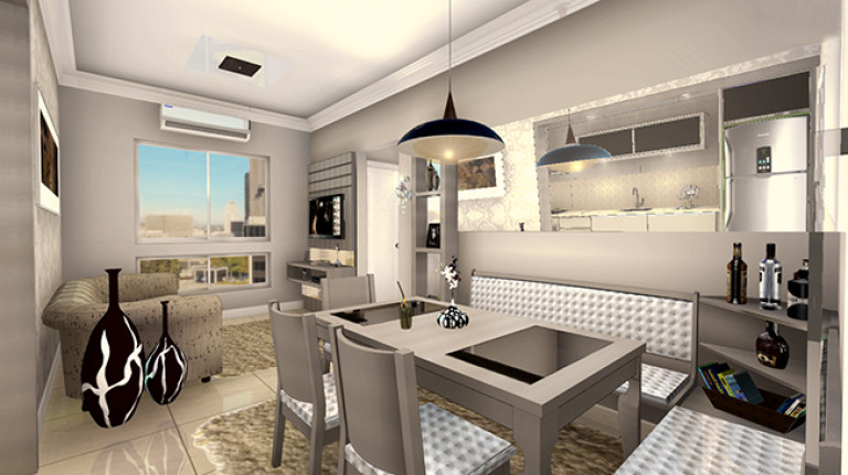 Imagem Apartamento com 1 Quarto à Venda, 42 m² em Ana Maria - Criciúma Imagem Apartamento com 1 Quarto à Venda, 42 m² em Ana Maria - Criciúma