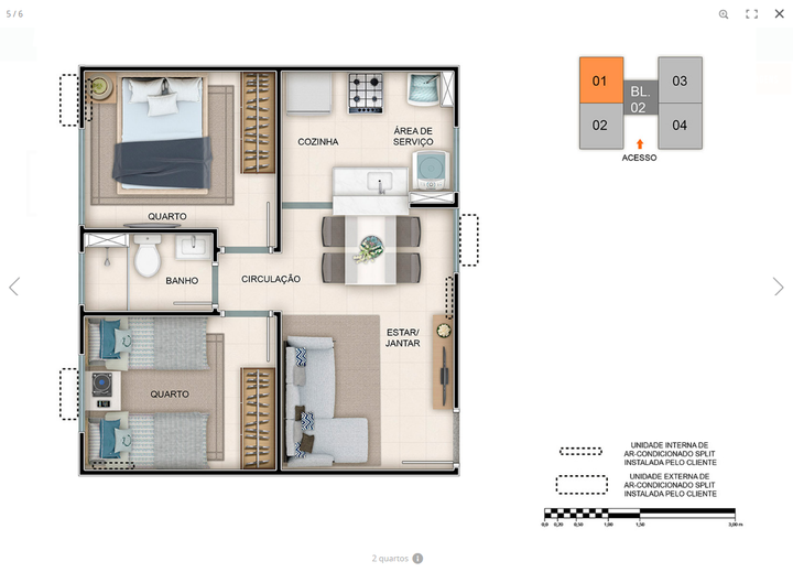 Imagem Apartamento com 2 Quartos à Venda, 39 m² em Planalto - Manaus Imagem Apartamento com 2 Quartos à Venda, 39 m² em Planalto - Manaus