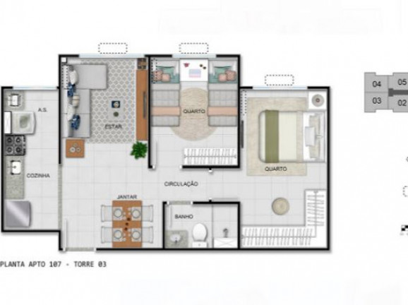 Imagem Apartamento com 2 Quartos à Venda, 46 m² em Encantado - Rio De Janeiro