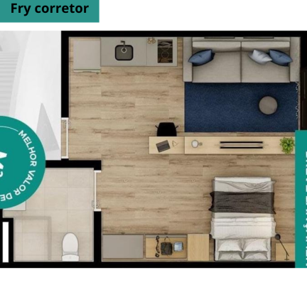 Imagem Apartamento com 1 Quarto à Venda ou Temporada, 24 m² em Vila Congonhas - São Paulo