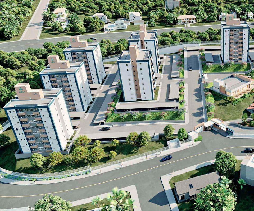 Imagem Apartamento com 2 Quartos à Venda, 52 m²em Santo Antônio - Criciúma