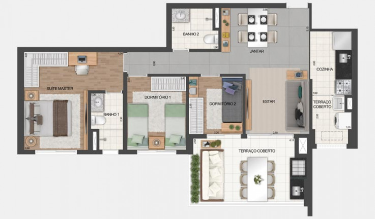 Imagem Apartamento com 3 Quartos à Venda, 81 m² em Vila Santa Catarina - São Paulo Imagem Apartamento com 3 Quartos à Venda, 81 m² em Vila Santa Catarina - São Paulo