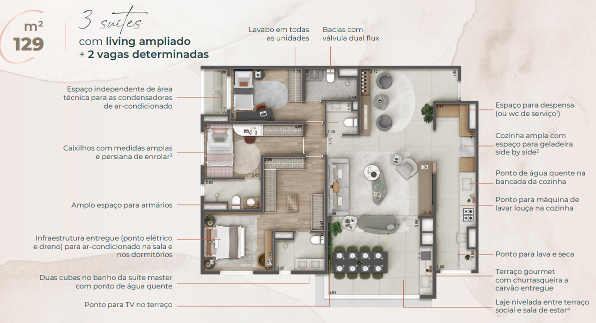 Imagem Apartamento com 3 Quartos à Venda, 106 m² em Vila Paulicéia - São Paulo Imagem Apartamento com 3 Quartos à Venda, 106 m² em Vila Paulicéia - São Paulo