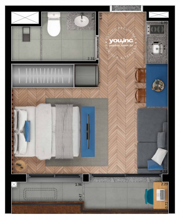 Imagem Apartamento com 1 Quarto à Venda, 25 m² em Campo Belo - São Paulo Imagem Apartamento com 1 Quarto à Venda, 25 m² em Campo Belo - São Paulo