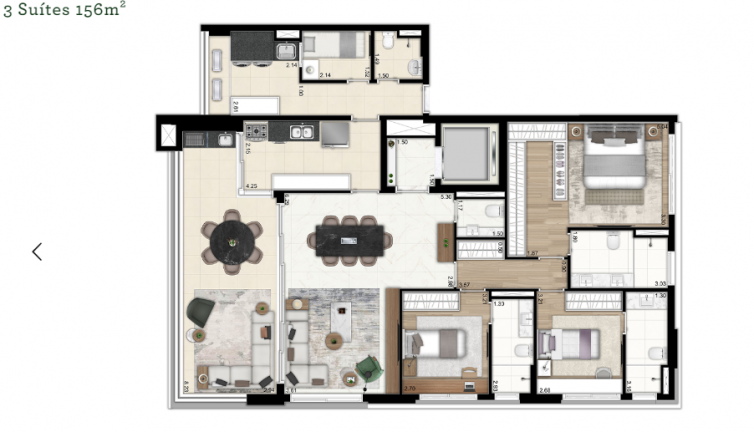 Imagem Apartamento com 3 Quartos à Venda, 156 m² em Paraíso - São Paulo