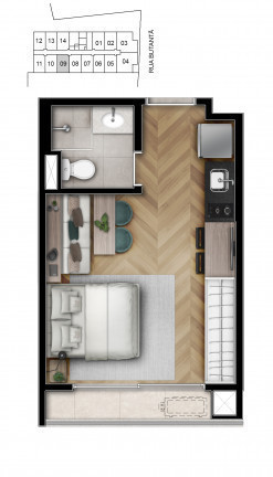 Imagem Apartamento com 2 Quartos à Venda, 46 m² em Pinheiros - São Paulo Imagem Apartamento com 2 Quartos à Venda, 46 m² em Pinheiros - São Paulo
