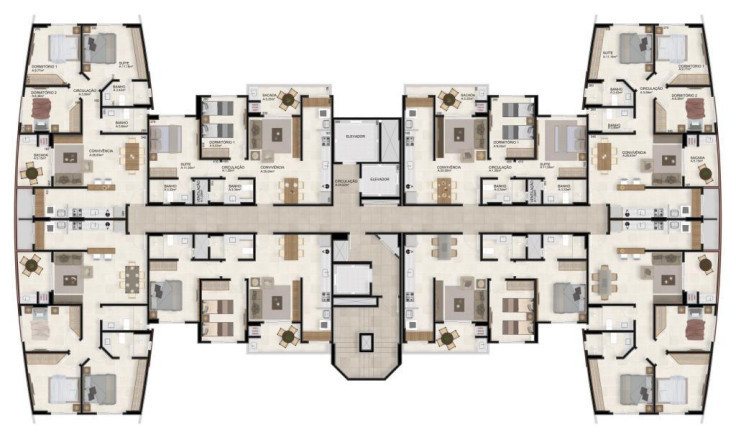 Imagem Apartamento com 2 Quartos à Venda, em Próspera - Criciúma Imagem Apartamento com 2 Quartos à Venda, em Próspera - Criciúma
