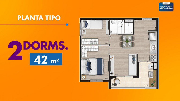 Imagem Apartamento com 2 Quartos à Venda, 43 m² em Jardim Arize - São Paulo