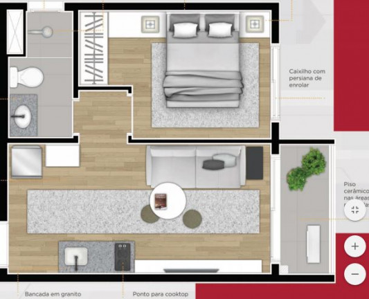 Apartamento com 1 Quarto à Venda, 26 m² em Liberdade - São Paulo