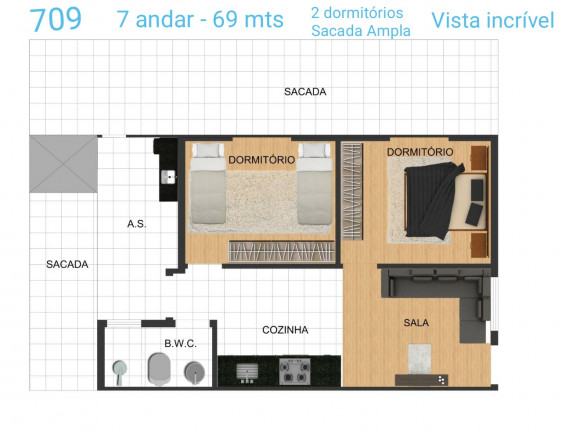 Imagem Apartamento com 2 Quartos à Venda, 69 m² em Vila Gomes Cardim - São Paulo