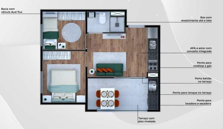 Imagem Apartamento com 2 Quartos à Venda, em Jardim Imperador (Zona Leste) - São Paulo Imagem Apartamento com 2 Quartos à Venda, em Jardim Imperador (Zona Leste) - São Paulo