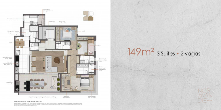 Imagem Apartamento com 3 Quartos à Venda, 149 m²em Indianópolis - São Paulo