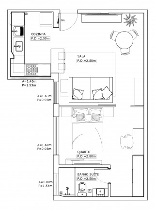Imagem Apartamento com 1 Quarto à Venda, 51 m² em Centro - Rio de Janeiro