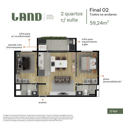 Imagem Apartamento com 3 Quartos à Venda, 114 m²em Boa Vista - Curitiba